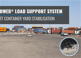 GEOWEB® Load Support System for Port Container Yard Stabilisation