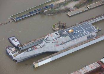 Austal USA Launches USS Canberra